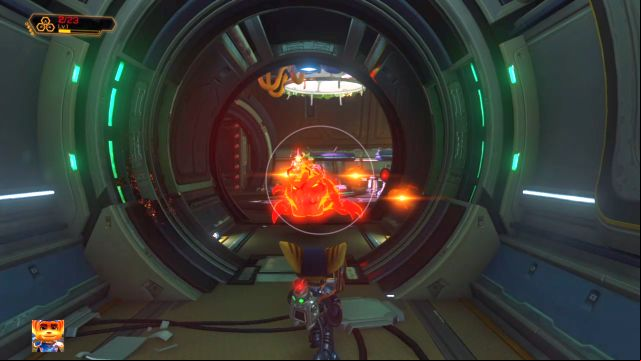 The Predator Launcher is extremely effective against those enemies. - Ratchet & Clank: Planet Nebula G34 - Walkthrough - Walkthrough - Ratchet and Clank Game Guide & Walkthrough