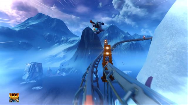 Watch out for those obstacles - hitting them will eliminate Ratchet and load a checkpoint. - Ratchet & Clank: Planet Batalia - Walkthrough - Walkthrough - Ratchet and Clank Game Guide & Walkthrough