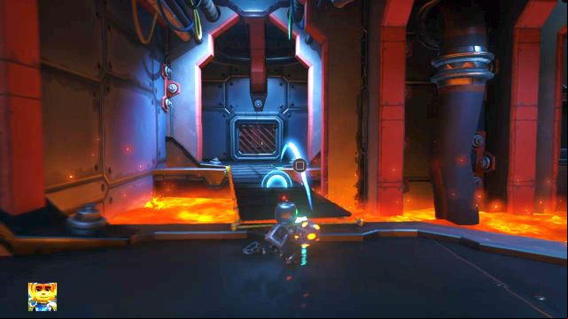 Use the bomb to open up the age. - Ratchet & Clank: Planet Quartu - Walkthrough - Walkthrough - Ratchet and Clank Game Guide & Walkthrough