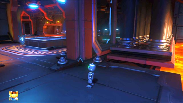 Wait for the robot to charge the first coil... - Ratchet & Clank: Planet Quartu - Walkthrough - Walkthrough - Ratchet and Clank Game Guide & Walkthrough