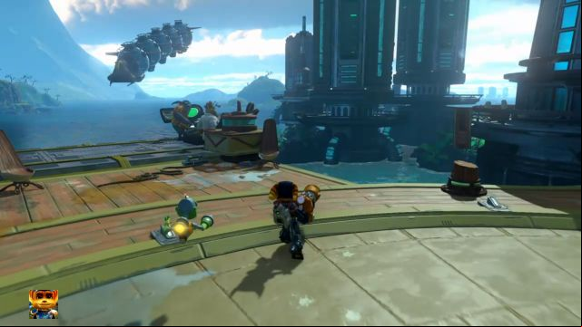 your companions on the raft to get back to the ship. - Ratchet & Clank: Planet Pokitaru - Walkthrough - Walkthrough - Ratchet and Clank Game Guide & Walkthrough