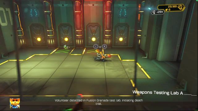 One of the few traps, in which enemies are vulnerable to Pyrocitor. - Ratchet & Clank: Planet Kalebo 3 - Walkthrough - Walkthrough - Ratchet and Clank Game Guide & Walkthrough