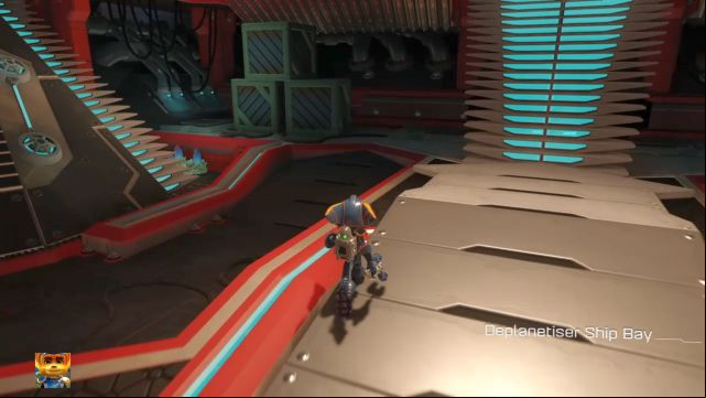 Raritarium deposit located right next to the starting point. - Ratchet & Clank: Deplanetiser, revisit - Walkthrough - Walkthrough - Ratchet and Clank Game Guide & Walkthrough