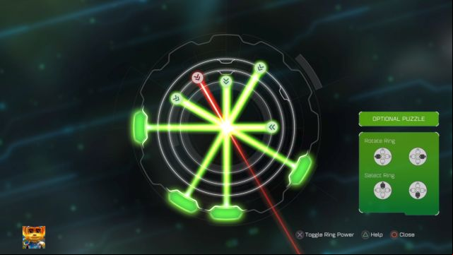 And heres the correct puzzle arrangement. - Ratchet & Clank: Treser puzzle - list - Collectibles - Ratchet and Clank Game Guide & Walkthrough