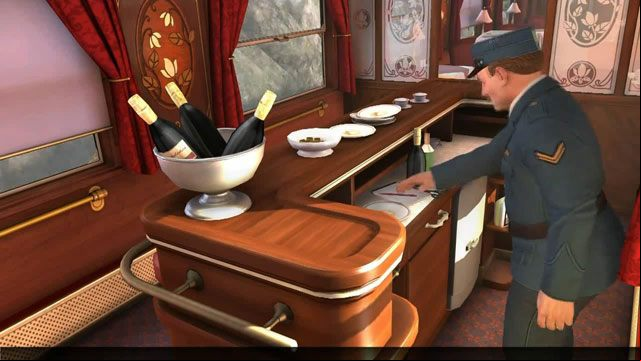 Behind the bar - A Train in the Alps | Chapter 1 - Switzerland - Chapter 1 - Switzerland - The Raven Remastered Game Guide