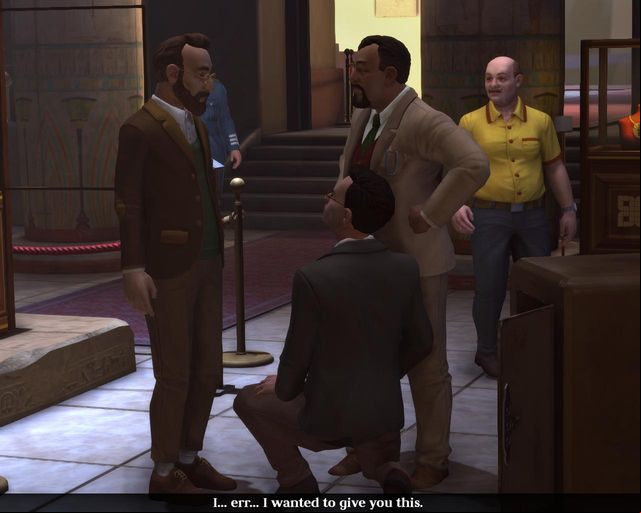 The professor surprises everyone - Museum p.1| Chapter 4 - Cairo - Chapter 4 - Cairo - The Raven Remastered Game Guide