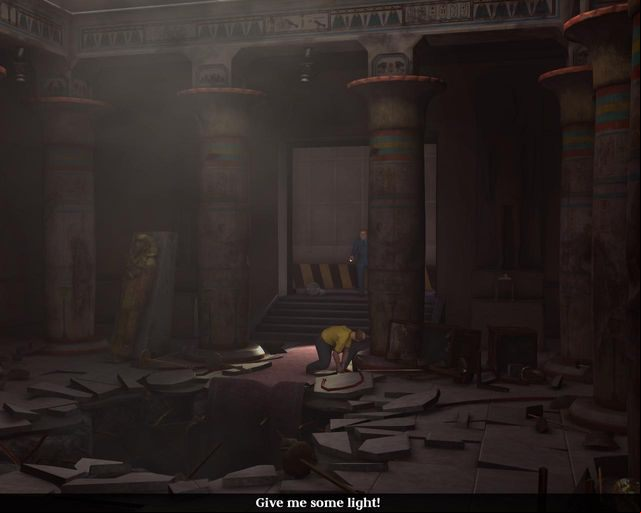 Examining the hall after the explosion - Museum p.1| Chapter 4 - Cairo - Chapter 4 - Cairo - The Raven Remastered Game Guide