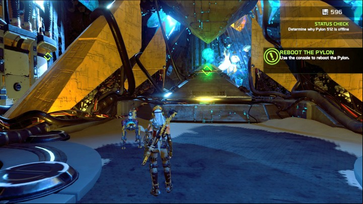 After reaching the core, you will find that it needs more power than you have. - Mission 3: Status Check | Walkthrough - Walkthrough - ReCore Game Guide