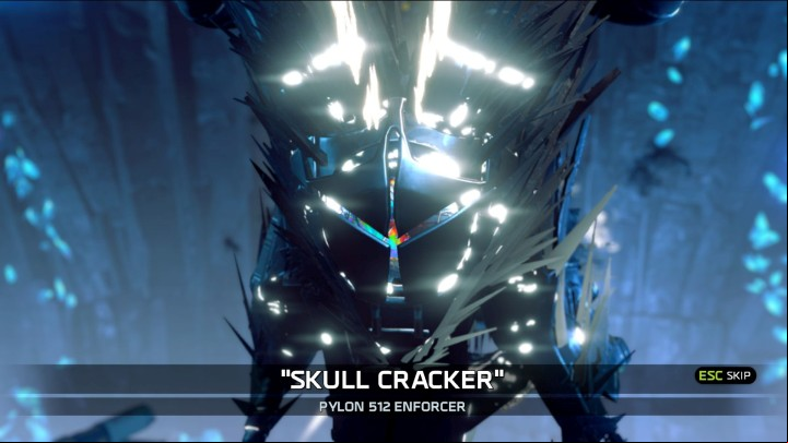 Skull Cracker is a boss whose main attack is ram. - Mission 3: Status Check | Walkthrough - Walkthrough - ReCore Game Guide