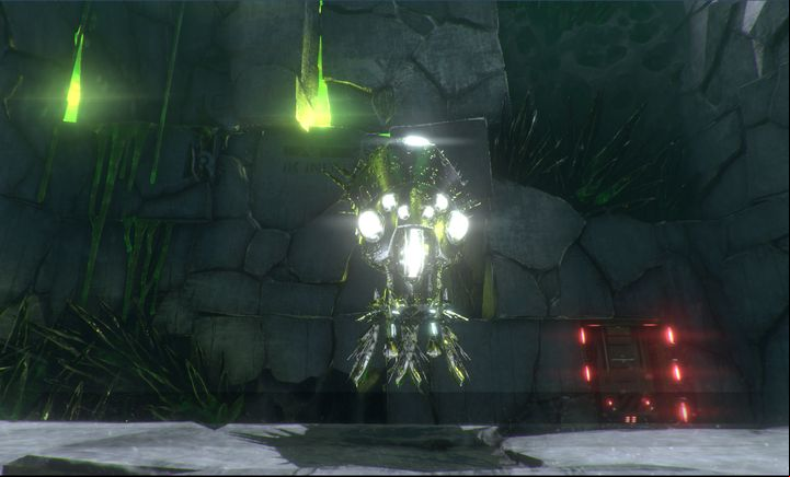 Elder Alarums frame deflects the fired bullets - Mission 9: Altitude Adjustment | Walkthrough - Walkthrough - ReCore Game Guide