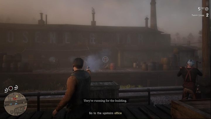 Defeat the enemies and then board the train - Kerosene, Tart and Greed | Story missions in Red Dead Online - Story missions - Red Dead Online Guide