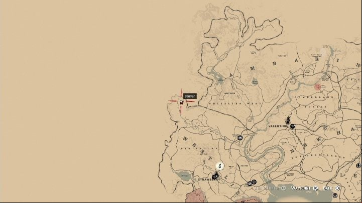 The first treasure map is in the east, inside a small cabin - Red Dead Redemption 2: Mended Treasure Map - how to get the treasure? - Treasure Maps - Red Dead Redemption 2 Guide