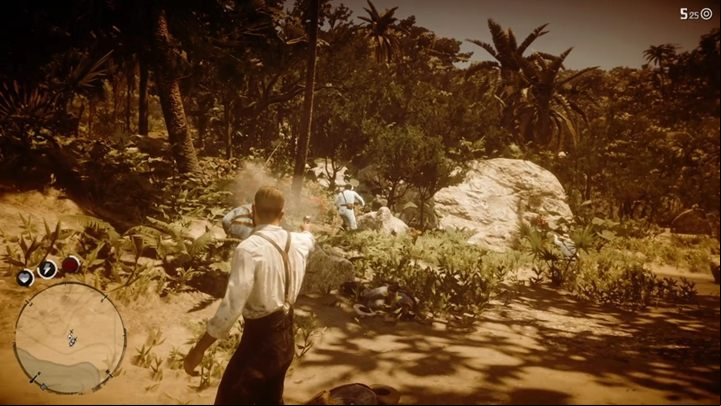 Assault and kill the guards - Red Dead Redemption 2: Welcome to the New World - walkthrough - Chapter 5 - Guarma - Red Dead Redemption 2 Guide