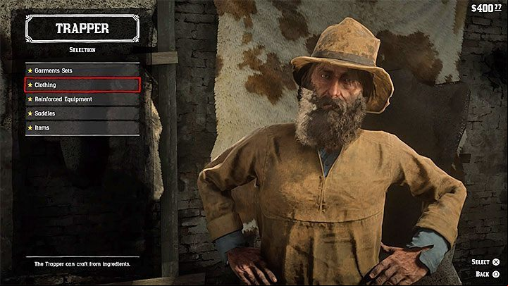 If you go to the Trapper you can create - Red Dead Redemption 2: Legendary White Bison - maps, tips - Legendary Animals - Red Dead Redemption 2 Guide