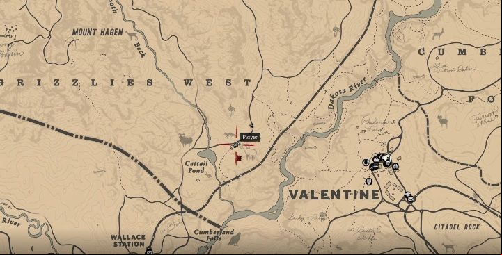 In Red Dead Redemption 2 the legendary Ram is north of Velentine - Red Dead Redemption 2: Legendary Ram - maps, tips - Legendary Animals - Red Dead Redemption 2 Guide