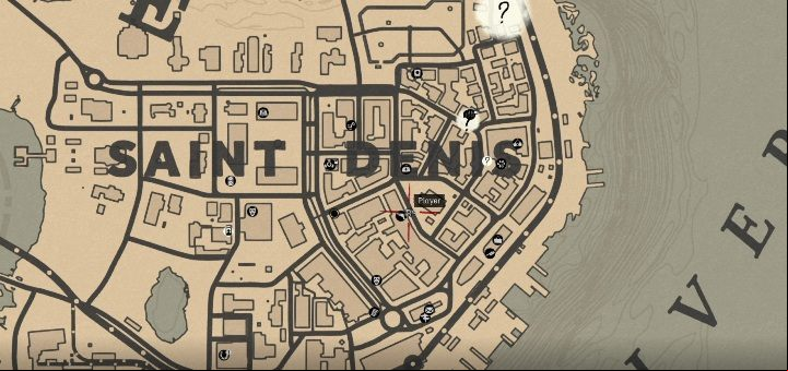 You can rob the gunsmith in Saint Denis - Red Dead Redemption 2: Store robbery - walkthrough, map - Side quests - Red Dead Redemption 2 Guide