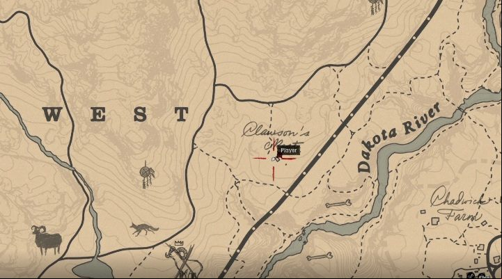 The Nevada Hat is in the southern part of Ambarion, between Whinyard and Grannite - Red Dead Redemption 2: Unique items - maps, locations, tips - Secrets and collectibles - Red Dead Redemption 2 Guide
