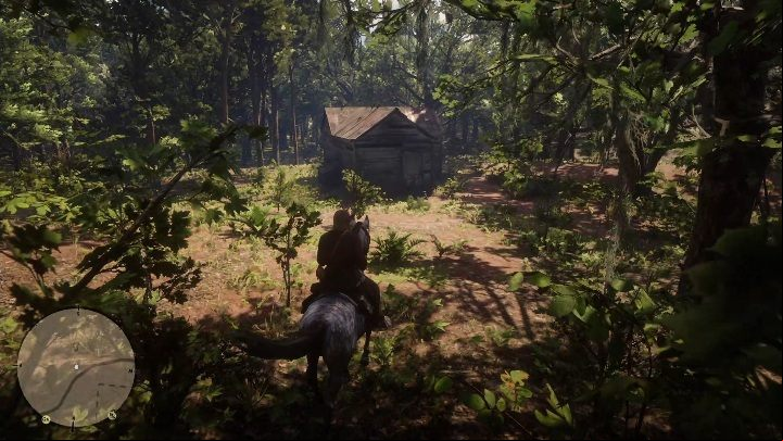 This cabin is south of Braithwaite Manor - Red Dead Redemption 2: Hidden cabins - maps, rewards, tips - Secrets and collectibles - Red Dead Redemption 2 Guide