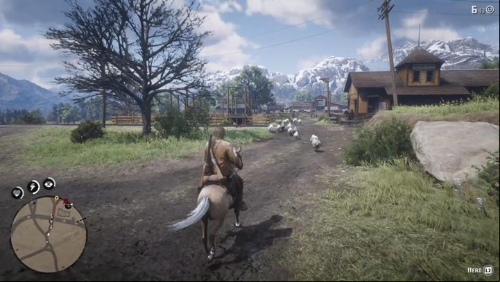 Your new task is to lead the herd to the town - Red Dead Redemption 2: The Sheep and the Goats - walkthrough - Chapter 2 - Horseshoe Overlook - Red Dead Redemption 2 Guide