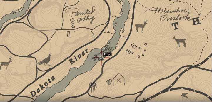This fish can be found in the Dakota River - Red Dead Redemption 2: Legendary Chain Pickerel - maps, tips - Legendary fish - Red Dead Redemption 2 Guide