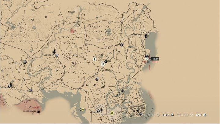 1 - Red Dead Redemption 2: Legendary Muskie - maps, tips - Legendary fish - Red Dead Redemption 2 Guide
