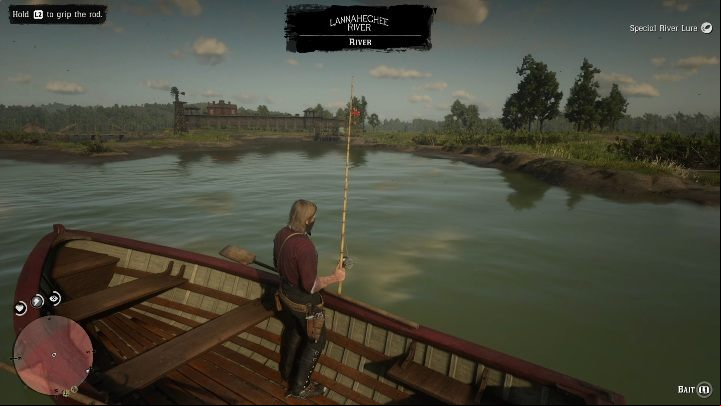 In this case you can cast the rod from two places - Red Dead Redemption 2: Legendary Bullhead Catfish - maps, tips - Legendary fish - Red Dead Redemption 2 Guide