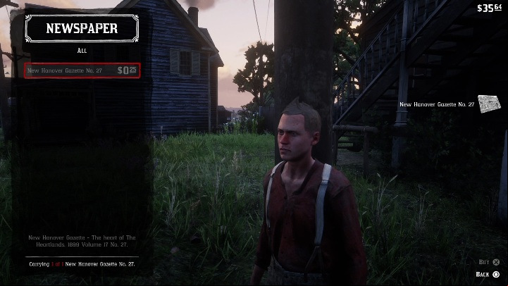 Red Dead Redemption 2 cheat codes are mainly found in newspapers - Red Dead Redemption 2: Cheat codes - Appendix - Red Dead Redemption 2 Guide