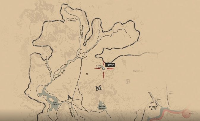 To get the first map you have to go to the northern part of the map, to the region of Ambarino - Red Dead Redemption 2: Gold bar - how to get, where to sell? - Exploring the game world - Red Dead Redemption 2 Guide
