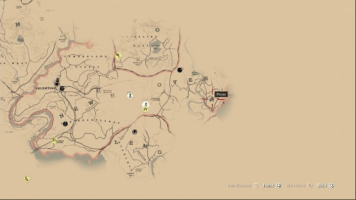 The last map can be found in the eastern part of the world - Red Dead Redemption 2: Gold bar - how to get, where to sell? - Exploring the game world - Red Dead Redemption 2 Guide
