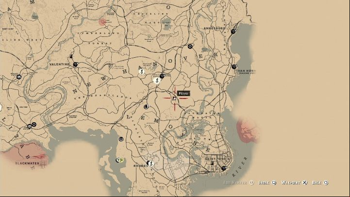 2 - Red Dead Redemption 2: Homestead Stashes Treasure Map - all homesteads - Secrets and collectibles - Red Dead Redemption 2 Guide