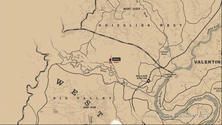 The Watsons Cabin homestead is located near Little Creek River - Red Dead Redemption 2: Homestead Stashes Treasure Map - all homesteads - Secrets and collectibles - Red Dead Redemption 2 Guide