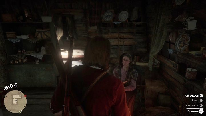 Youll find an older woman there, she wont attack you - Red Dead Redemption 2: Homestead Stashes Treasure Map - all homesteads - Secrets and collectibles - Red Dead Redemption 2 Guide