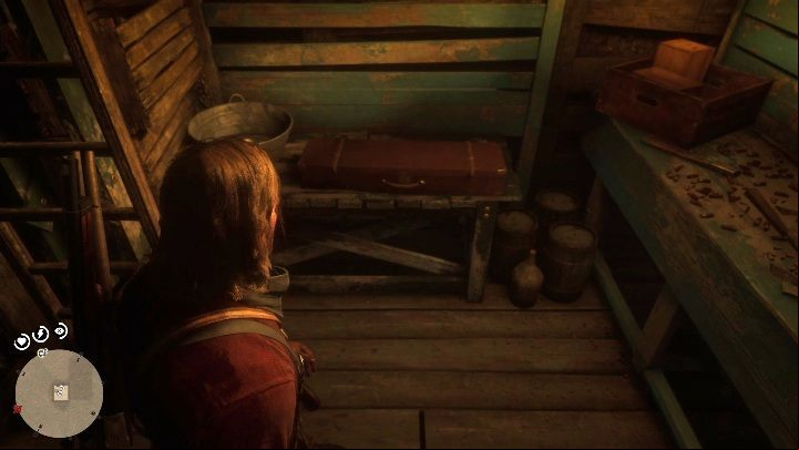 In the basement, you will find a semi-automatic rifle - Red Dead Redemption 2: Homestead Stashes Treasure Map - all homesteads - Secrets and collectibles - Red Dead Redemption 2 Guide