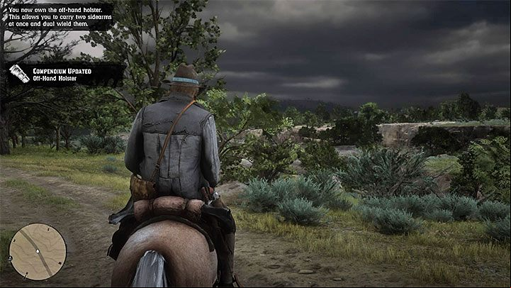 The option to dual wield is available only to sidearms such as revolvers, pistols or small sawed-off shotguns - Red Dead Redemption 2: Dual wielding - can you? - Combat - Red Dead Redemption 2 Guide