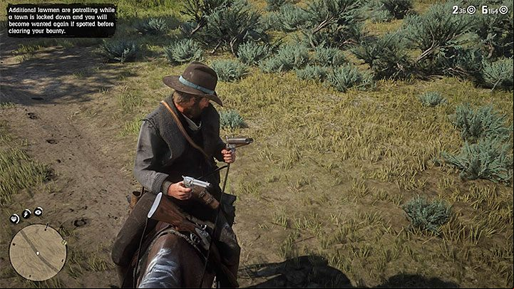 Open the wheel menu and place two sidearms in the upper slots - Red Dead Redemption 2: Dual wielding - can you? - Combat - Red Dead Redemption 2 Guide
