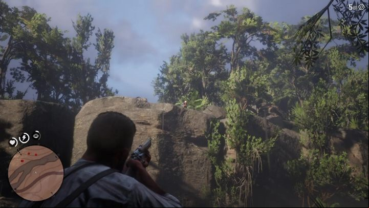The enemies are going to chase you, and from time to time youll have to turn around to kill them - Red Dead Redemption 2: A Kind and Benevolent Despot - walkthrough - Chapter 5 - Guarma - Red Dead Redemption 2 Guide