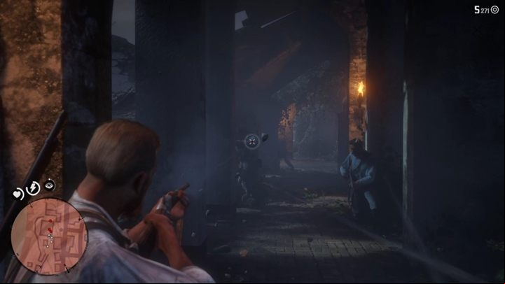 From now on, you will have to fight with the guards who have been alerted by the explosion - Red Dead Redemption 2: Paradise Mercifully Departed - walkthrough - Chapter 5 - Guarma - Red Dead Redemption 2 Guide