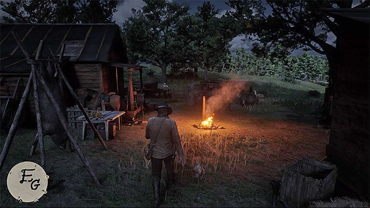 Emmet Granger runs a farm located south from the gangs hideout - Red Dead Redemption 2: The Noblest of Man, and a Woman - walkthrough, map - Side quests - Red Dead Redemption 2 Guide
