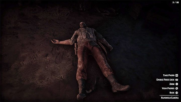 Approach the gunslingers corpse - Red Dead Redemption 2: The Noblest of Man, and a Woman - walkthrough, map - Side quests - Red Dead Redemption 2 Guide