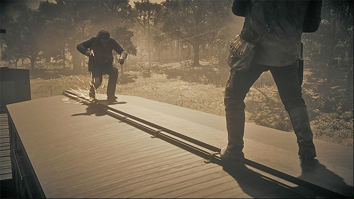 Billy starts to escape - follow him - Red Dead Redemption 2: The Noblest of Man, and a Woman - walkthrough, map - Side quests - Red Dead Redemption 2 Guide