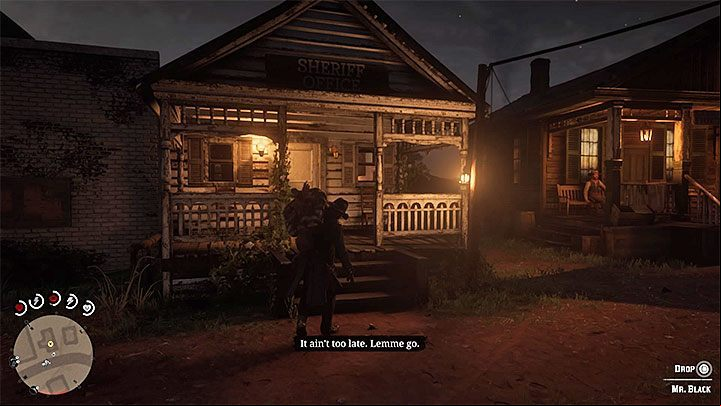 Stow the first convict and take him to the sheriffs office in Rhodes - Red Dead Redemption 2: The Ties That Bind Us - walkthrough, map - Side quests - Red Dead Redemption 2 Guide