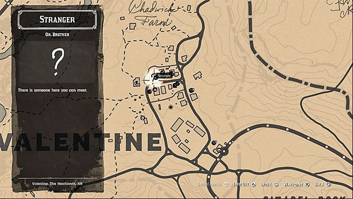 This quest starts in Valentine - Red Dead Redemption 2: Oh, Brother - walkthrough, map - Side quests - Red Dead Redemption 2 Guide