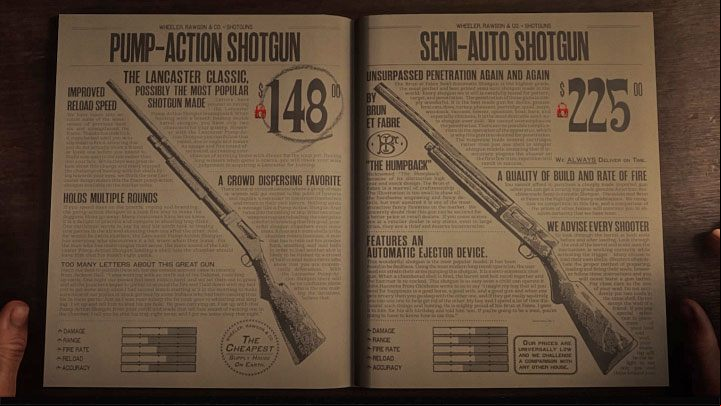 Semi-Auto Shotgun is even better - Red Dead Redemption 2: The best weapons guide - Game basics - Red Dead Redemption 2 Guide