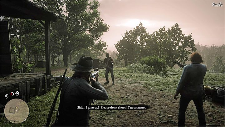 The mission marker can appear in the gang camp in the third chapter of the game - Red Dead Redemption 2: Dutchs Gang Missions and Jobs - walkthrough, map - Side quests - Red Dead Redemption 2 Guide