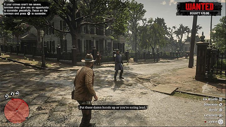 The second possible solution to the problem is to surrender and go to prison - Red Dead Redemption 2: Wanted System guide - crimes, bounty - Game basics - Red Dead Redemption 2 Guide