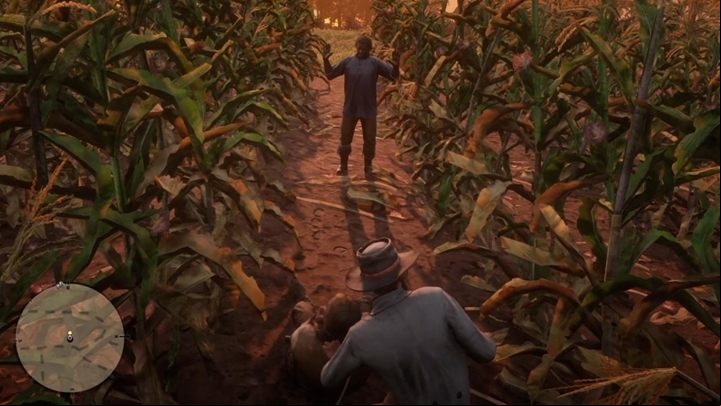 Go with Charles to the building - Red Dead Redemption 2: Magicians for Sport - walkthrough - Chapter 3 - Clemens Point - Red Dead Redemption 2 Guide