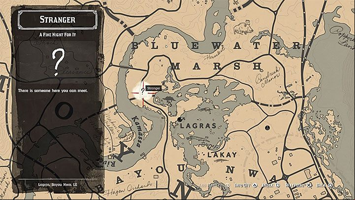1 - Red Dead Redemption 2: A Fine Night for It - walkthrough, map - Side quests - Red Dead Redemption 2 Guide