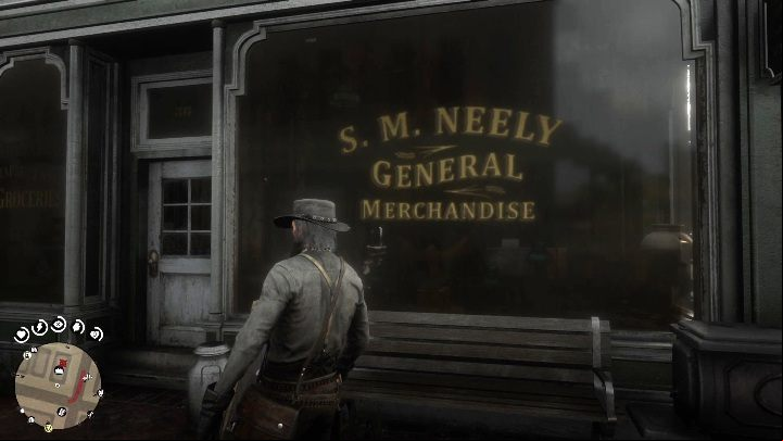 The general merchandise shop in Blackwater. - RDR2: Collectors cards - how to get them quickly? - Collector cards - Red Dead Redemption 2 Guide