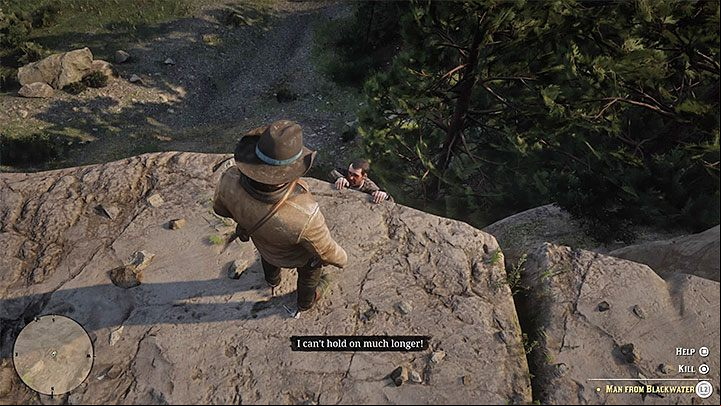 Chase the man who has recognized Arthur - Red Dead Redemption 2: Polite Society, Valentine Style - walkthrough - Chapter 2 - Horseshoe Overlook - Red Dead Redemption 2 Guide