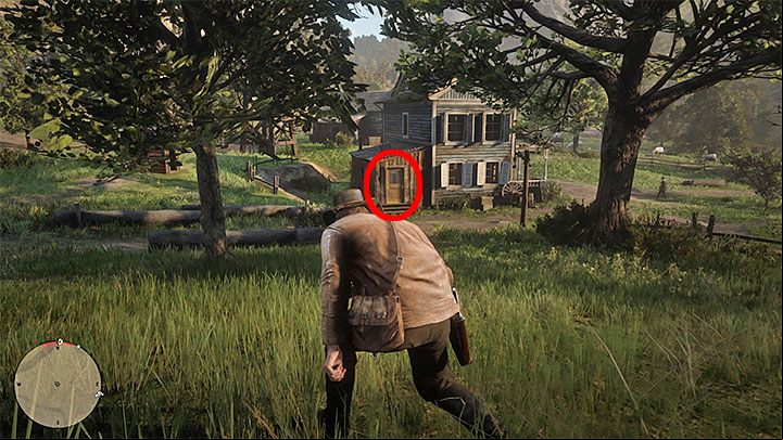 The first step is to rob the main living building on the farm - Red Dead Redemption 2: The Spines of America - walkthrough - Chapter 2 - Horseshoe Overlook - Red Dead Redemption 2 Guide